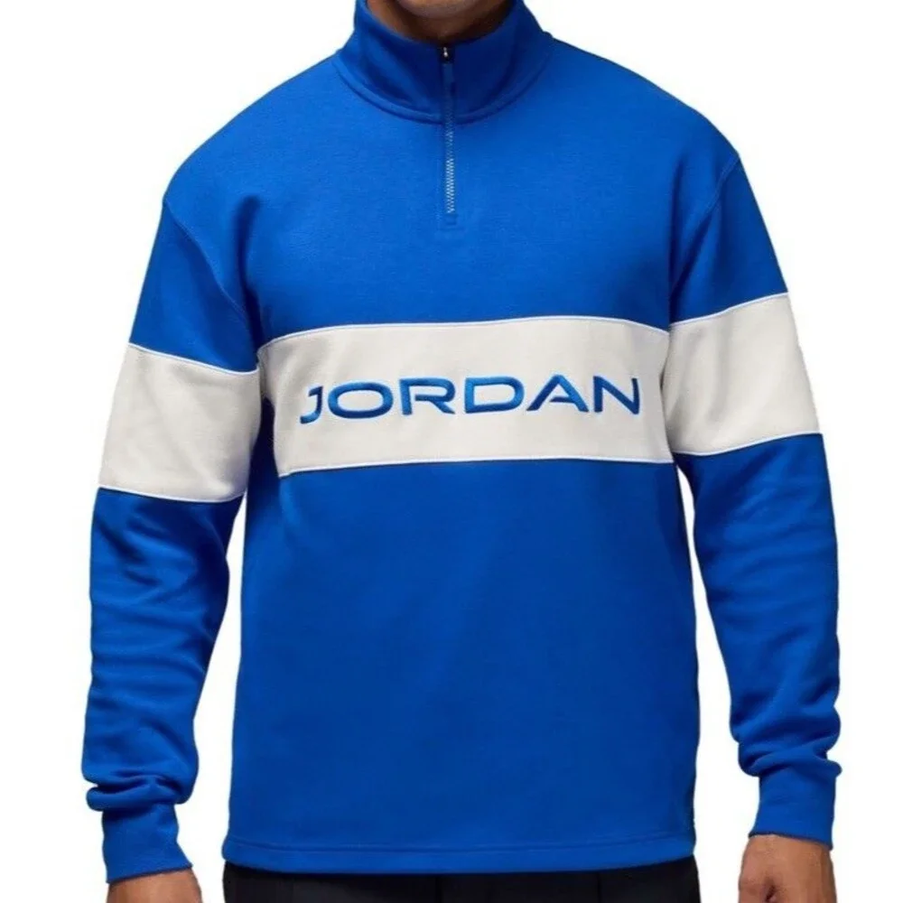 NWT Jordan Sport Dri Fit  1/4 Zip Golf Fleece Pullover Lightweight Size L   $100